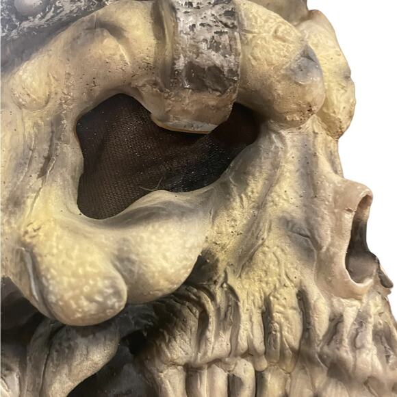 Skeleton Warrior Viking Deluxe Halloween Mask one size - Picture 3 of 6